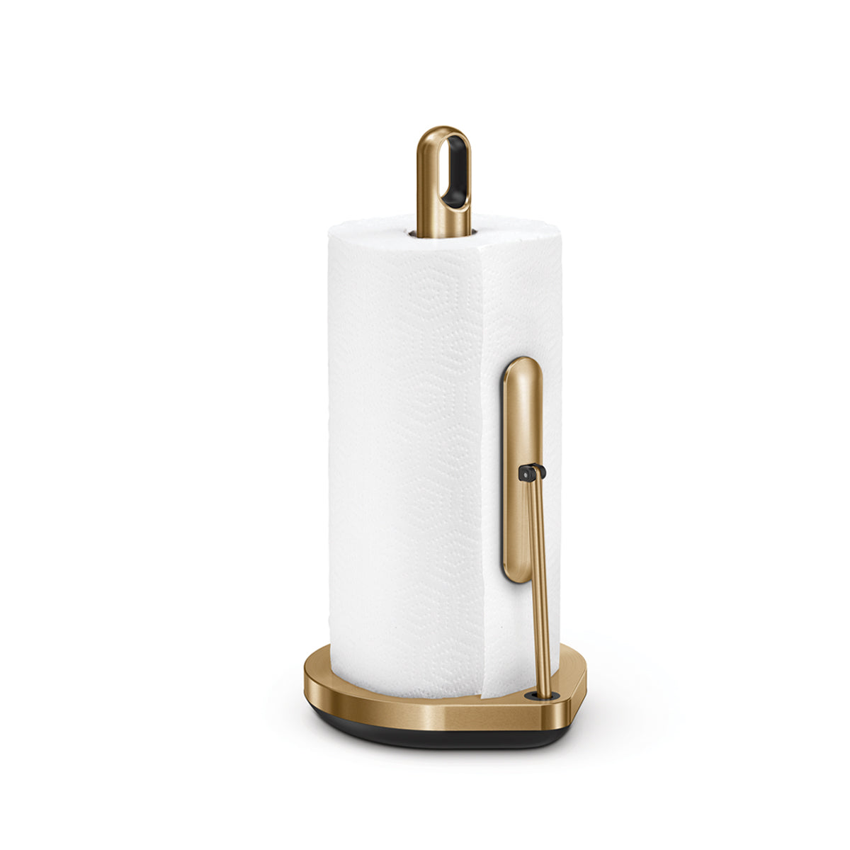 Standing Brass Paper Towel Holder