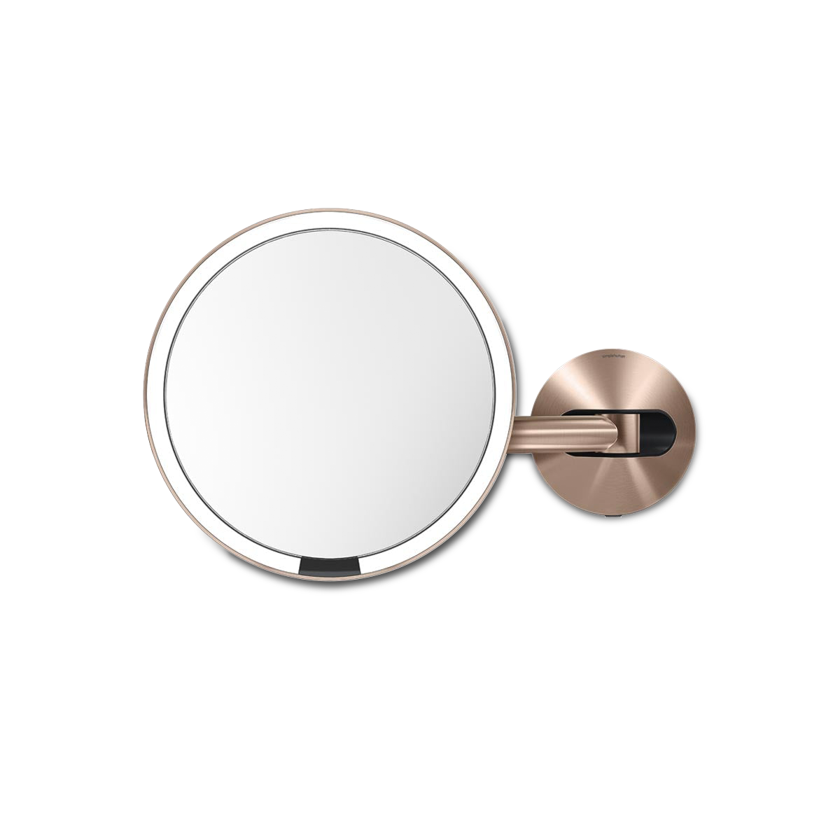 Simple outlets Human motion sensor rechargeable cordless magnifying make up mirror