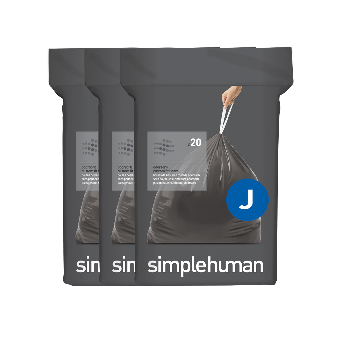 simplehuman code D custom fit liners