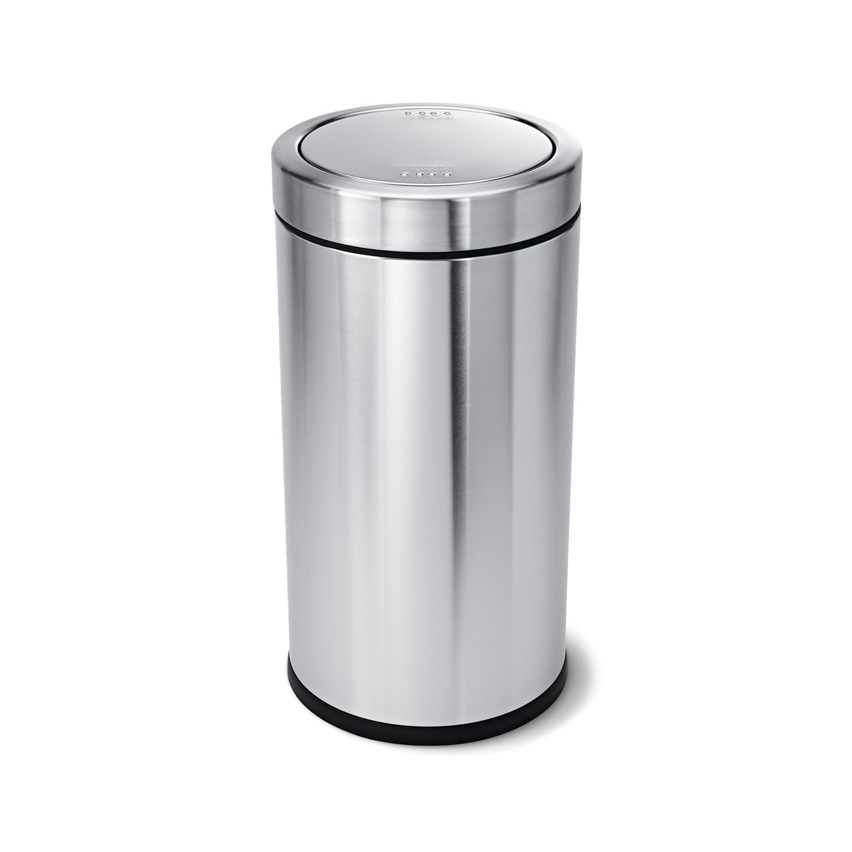 simplehuman 50 Litre Brushed Stainless Steel Slim Open Trash Can