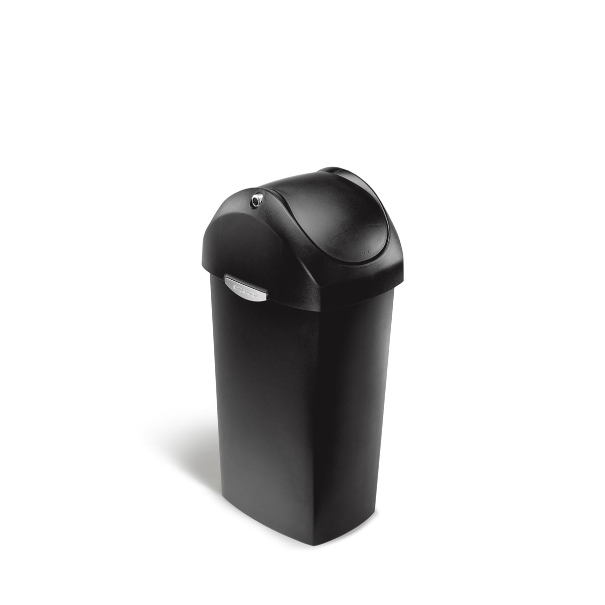 simplehuman 60L swing lid plastic can 