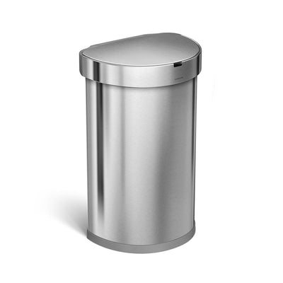 simplehuman 45L semi-round sensor can 