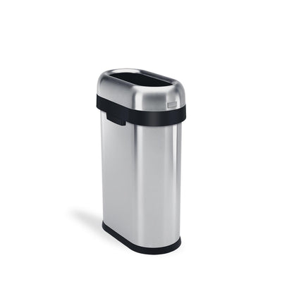 simplehuman 50L slim open can 