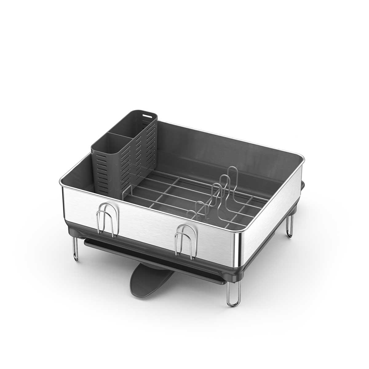 simplehuman compact steel frame dishrack 