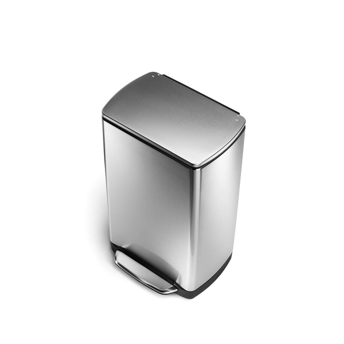 Simplehuman Rectangular Step Trash Can Stainless Steel - outlet 38L