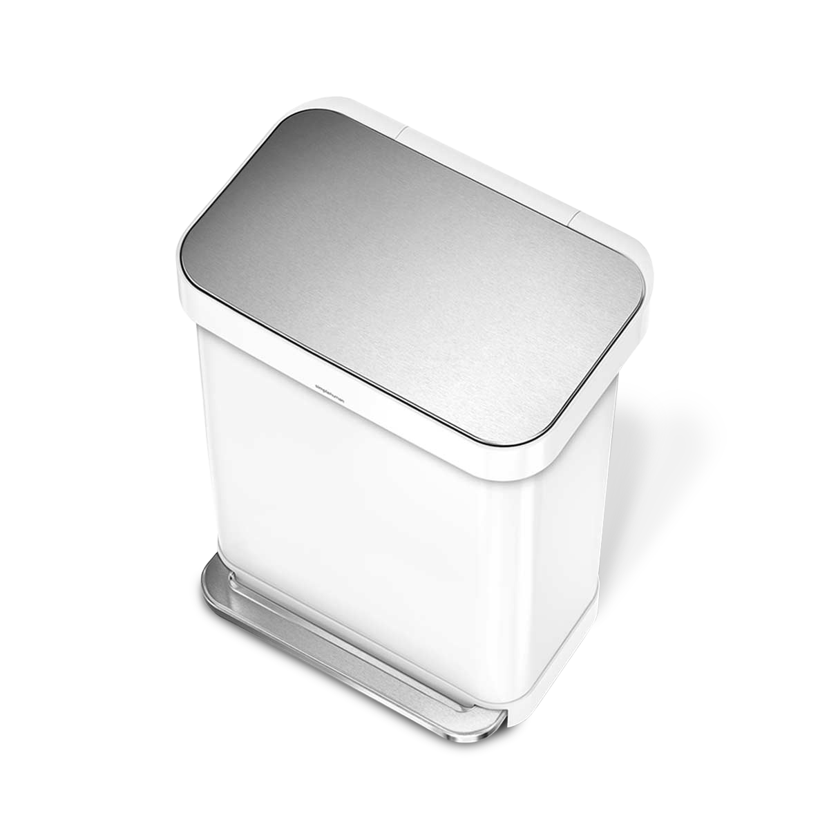 55L rectangular step can with liner pocket