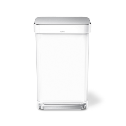 45L rectangular step can with liner pocket