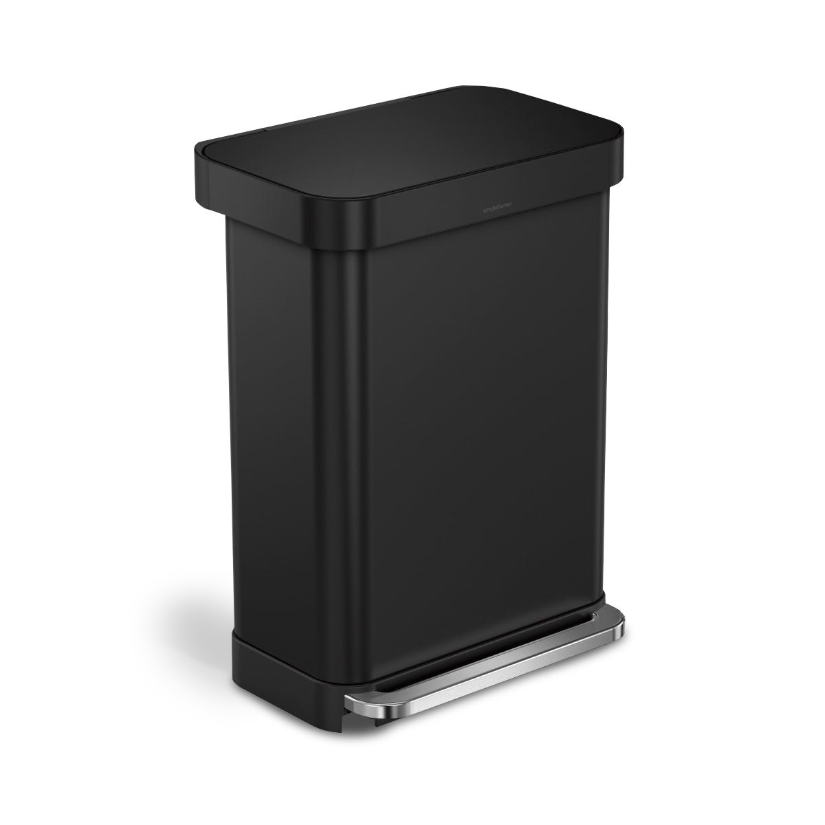 55L rectangular step can with liner pocket