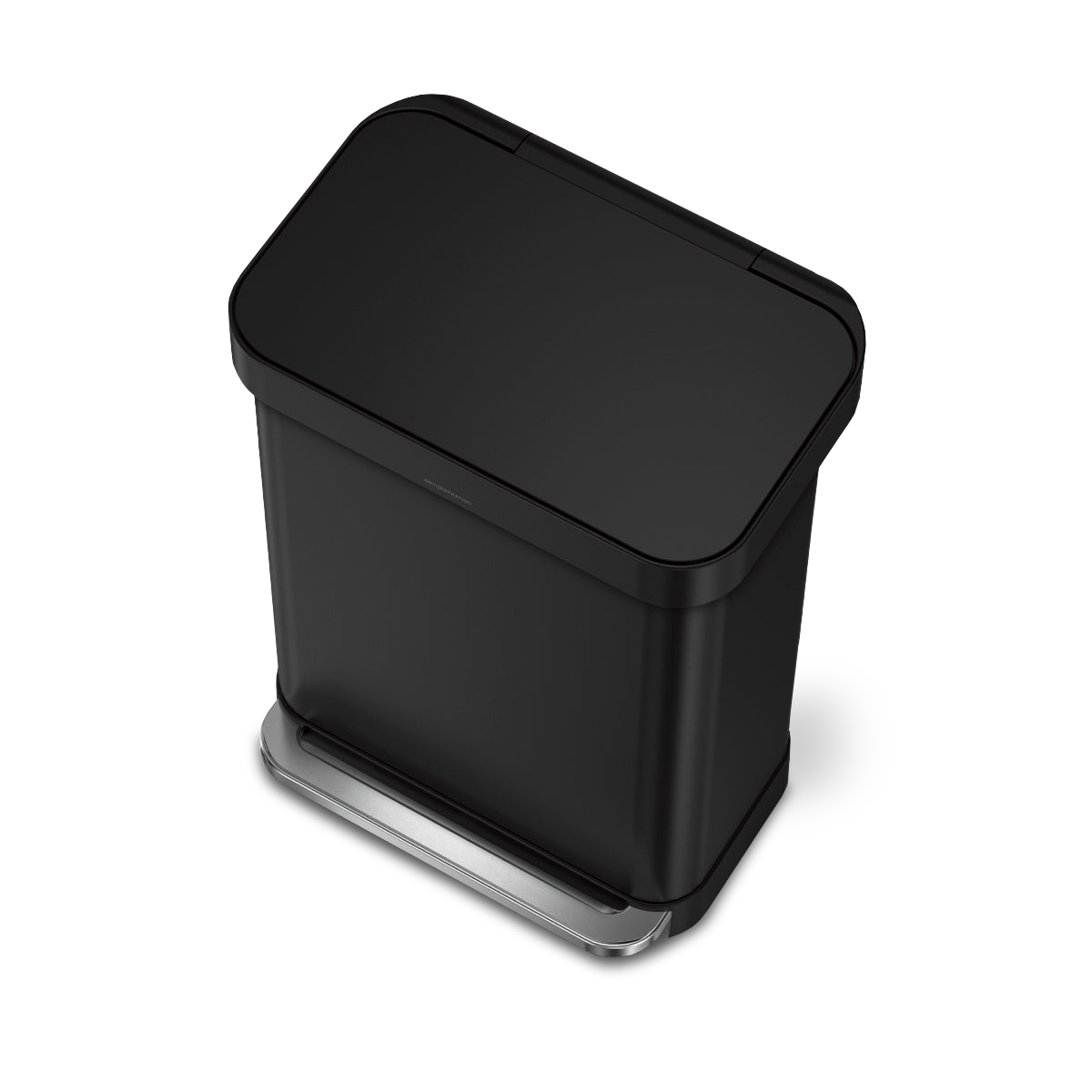 55L rectangular step can with liner pocket