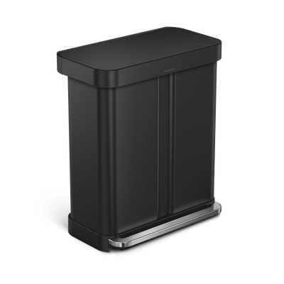 58L step recyclermatte black