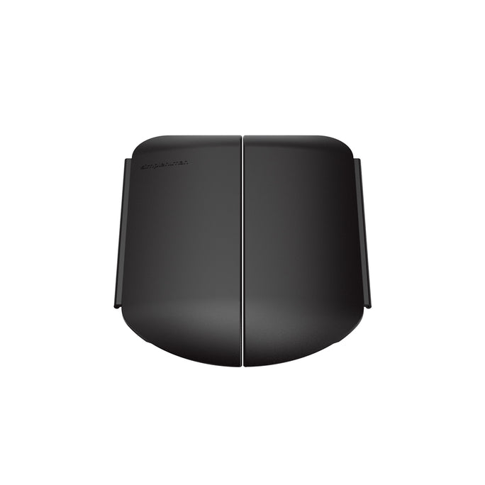 black plastic butterfly lid [SKU:pd0150]