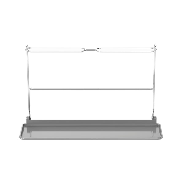 simplehuman Steel Frame Dish Rack, 11-1/2”H x 20-1/4”W x 22-5/16”D, White