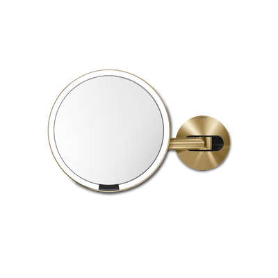 sensor mirror wall mount  hard-wiredbrass