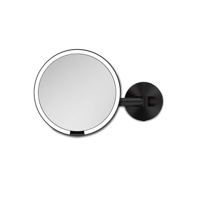 sensor mirror wall mount  hard-wiredmatte black