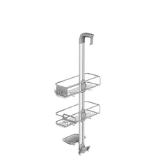 Adjustable holder for shower accessories, anodized aluminum - simplehuman  brand