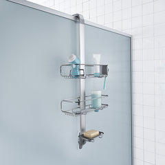 Over The Door Shower Caddy, Adjustable Hanging Shower Organizer