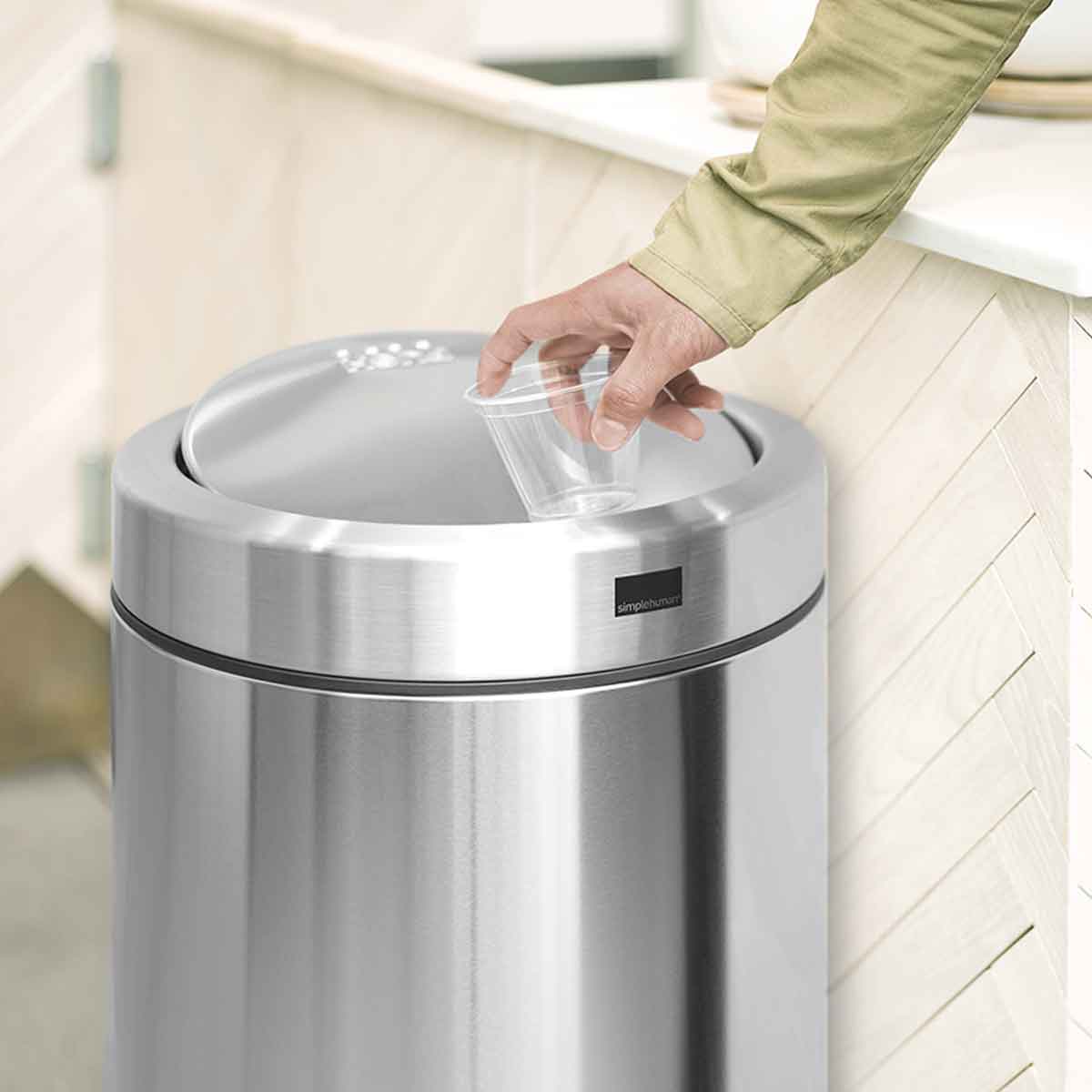 Simplehuman trash can store