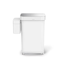 simplehuman - a sustainable countertop companion 🥒 our compost caddy makes  collecting food scraps super simple. it easily detaches from the side of  our cans so you can use it on your