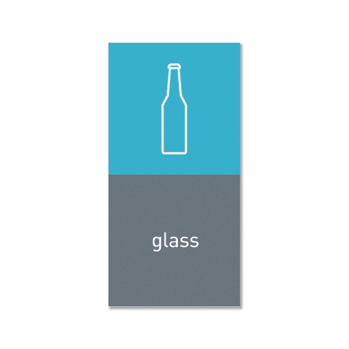 magnetic sorting label - glass - main image