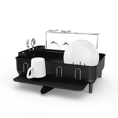 Product Video - Simplehuman Dishrack with Wine glass holder - White 