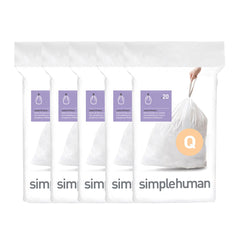 Simplehuman Code K, 35-45 Liter Custom Fit Liners 10 Pack 066