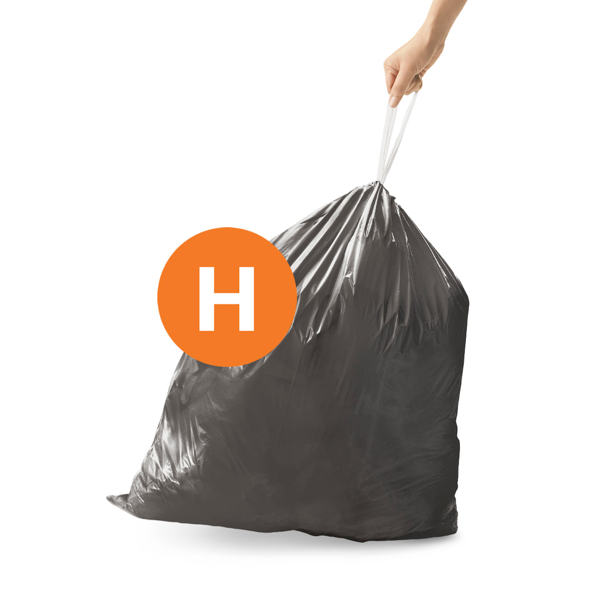  simplehuman Code H Custom Fit Drawstring Trash Bags in